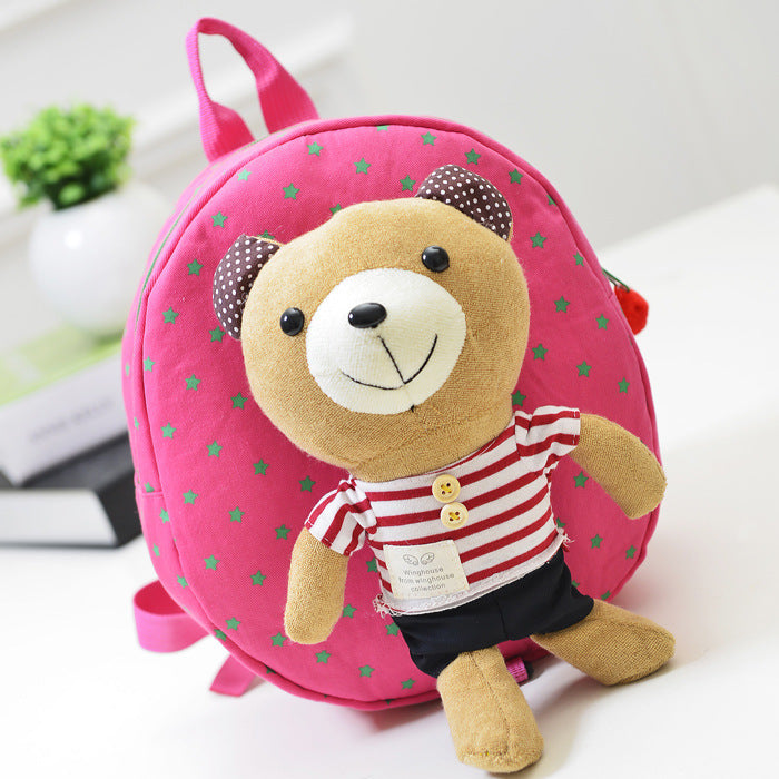 cute baby backpack anti lost bear cartoon