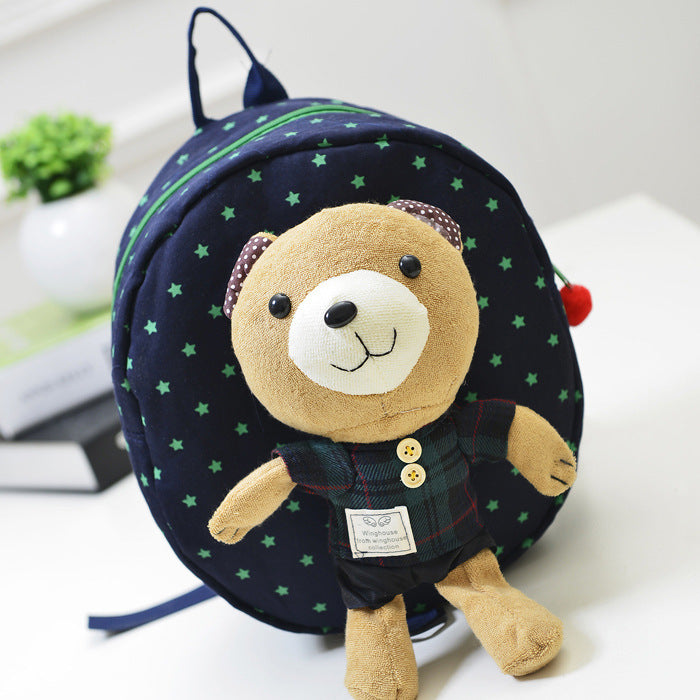 cute baby backpack anti lost bear cartoon