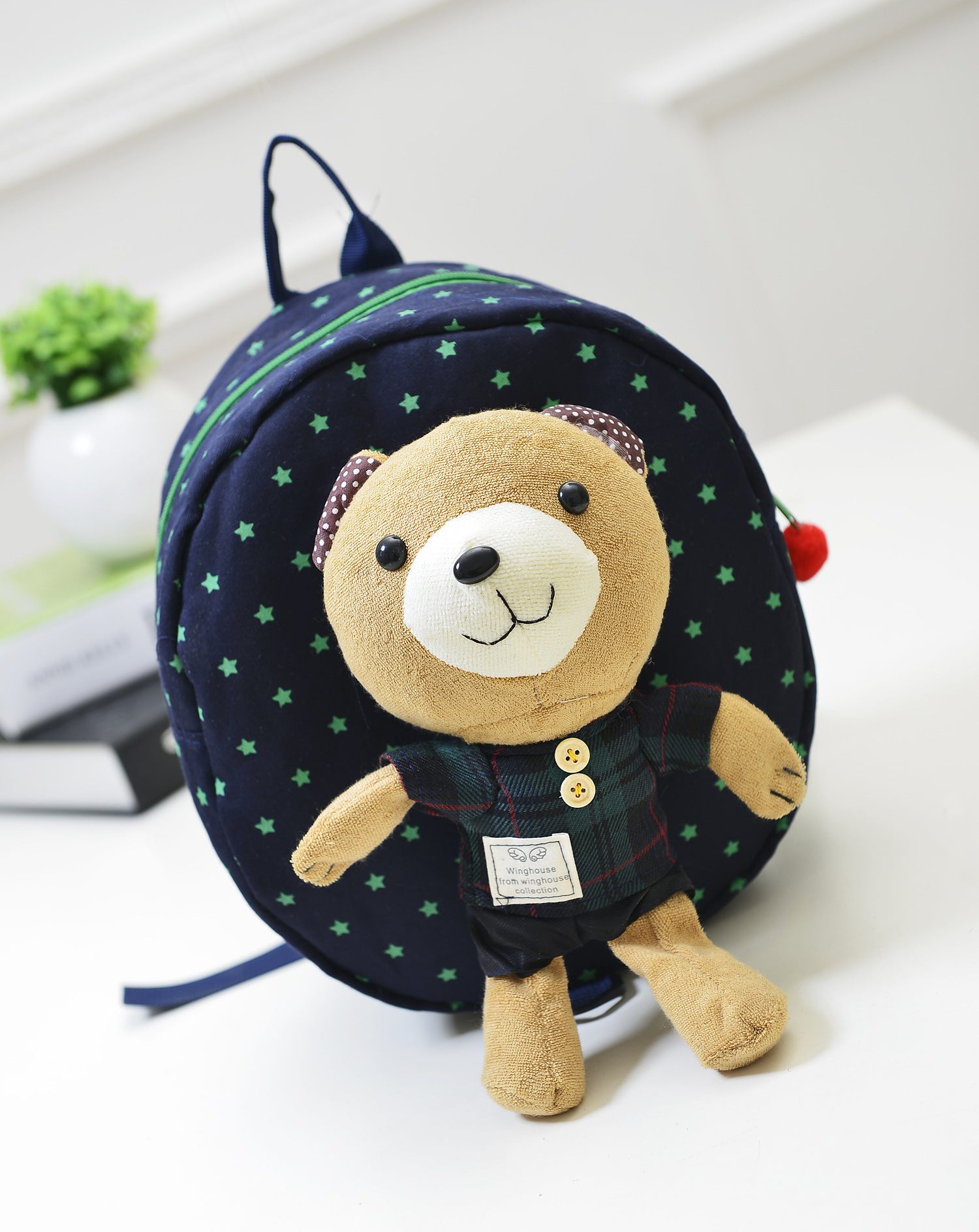 cute baby backpack anti lost bear cartoon