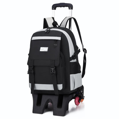 leisure primary school student large capacity pull rod backpack