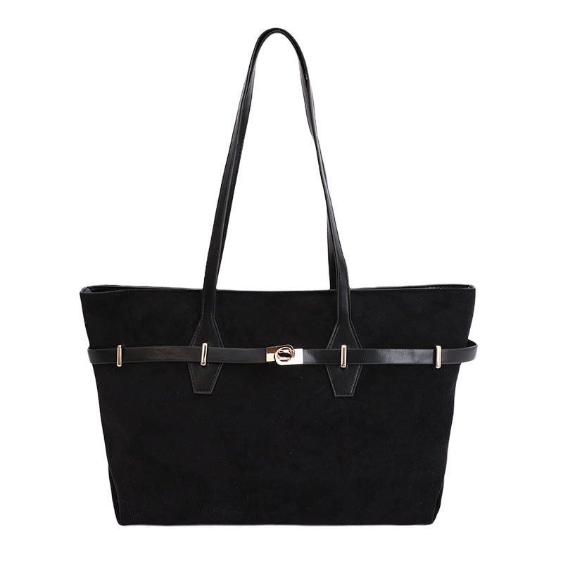 Retro Large-Capacity Tote Bag Women's Handbag