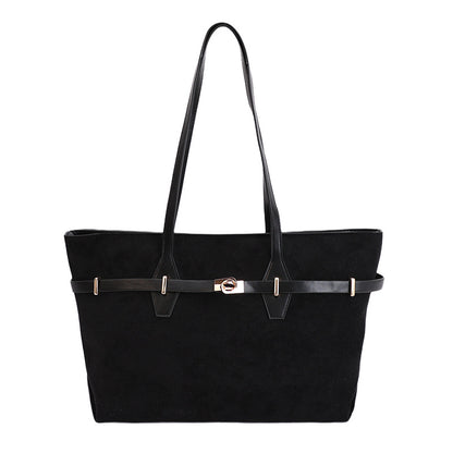 Retro Large-Capacity Tote Bag Women's Handbag