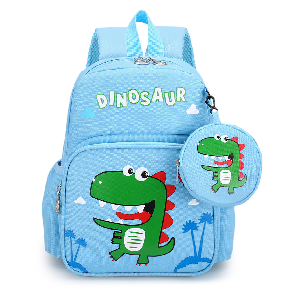 Cute Cartoon Children's Spine Protection With Coin Purse Children's Printed Schoolbag