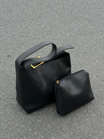 new fashion all match bucket large capacity simple casual two piece suit shoulder messenger bag