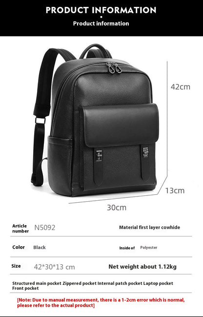 large capacity business travel mens backpack