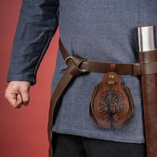 viking style hangable retro fanny pack