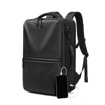 Multi-functional Large Capacity Vacuum Compression Men's Backpack Oxford Cloth Waterproof