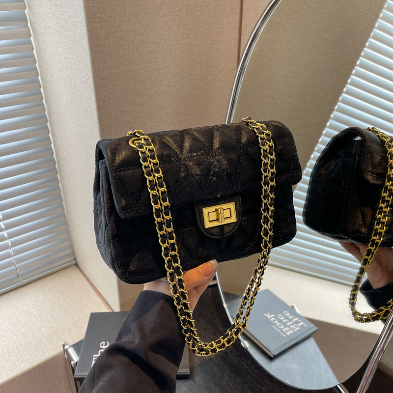 high grade rhombus chain bag