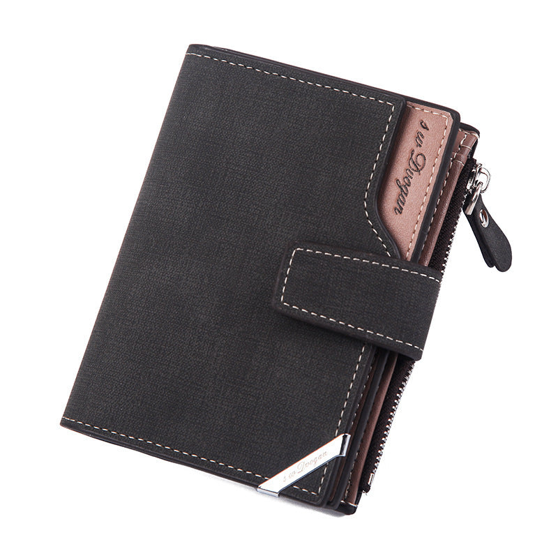 korean style mens multifunctional wallet short wallet