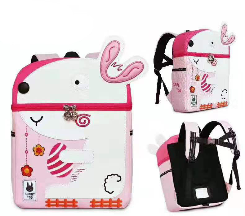 childrens student cartoon print schoolbag backpack