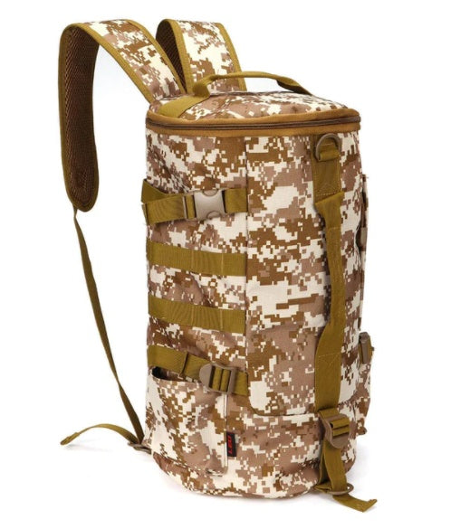 cylindrical fishing gear backpack cylindrical rod satchel