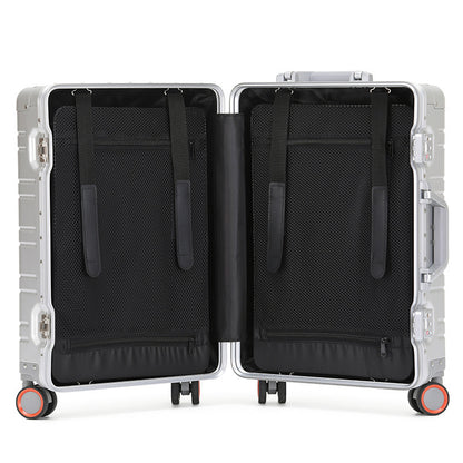 aluminum magnesium alloy trolley case universal wheel