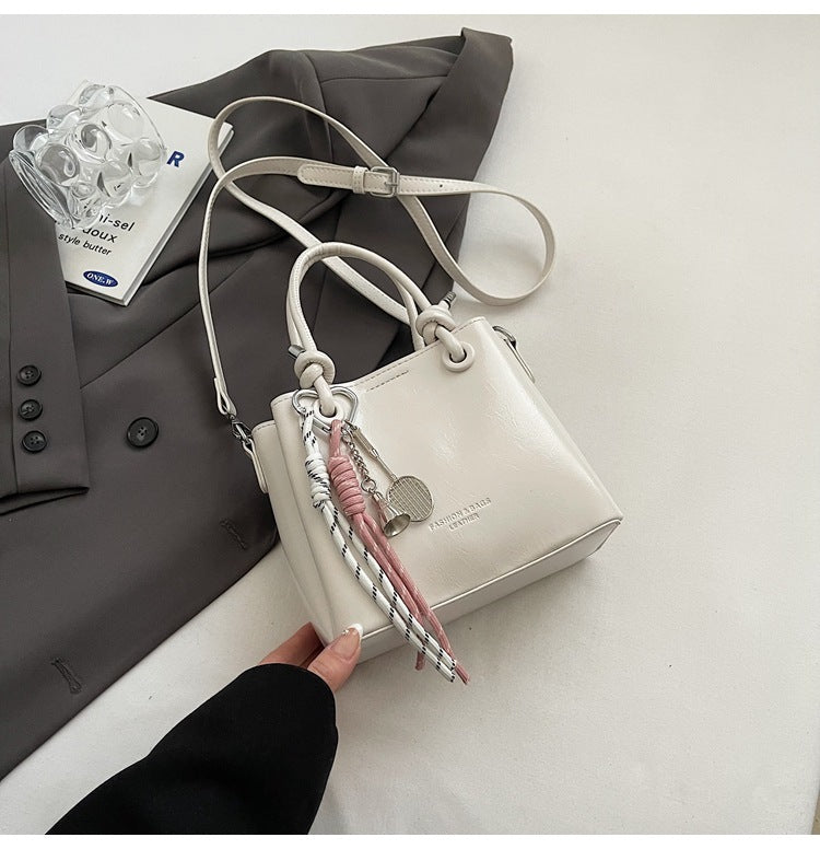womens messenger bag fashion portable one shoulder bucket bag