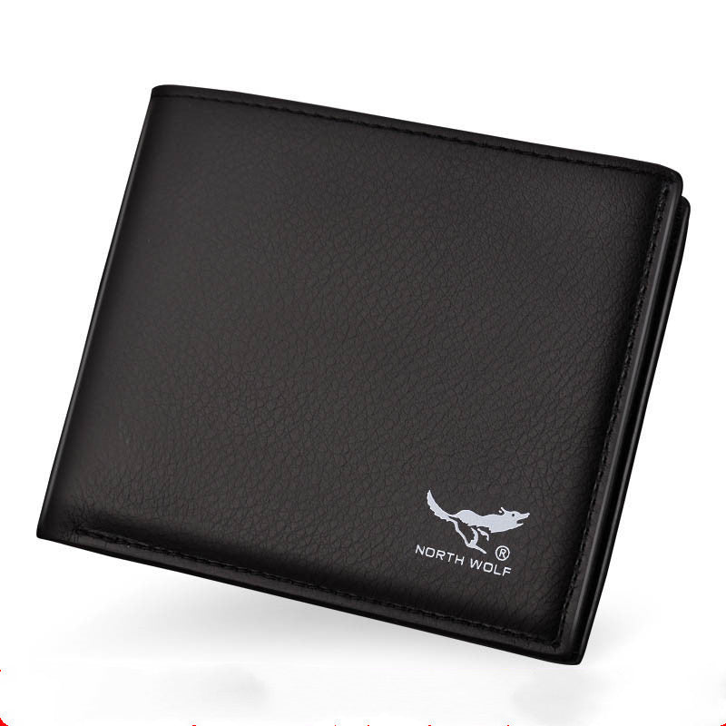 wallet mens short zipper korean wallet