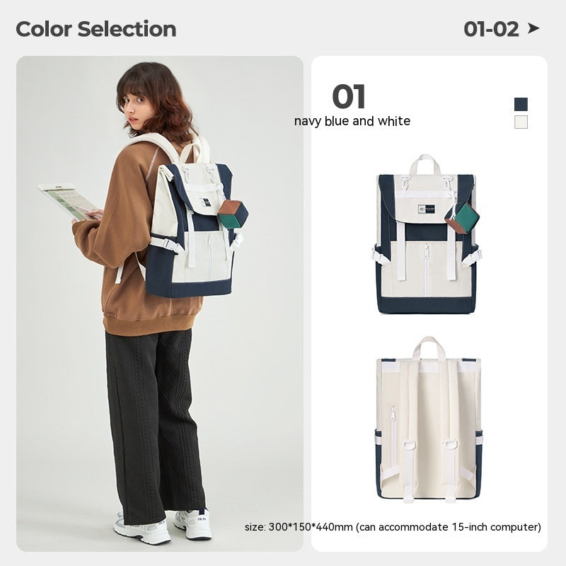 backpack female college student commuting large capacity