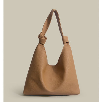 soft leather tote big bag fashion simple shoulder bag