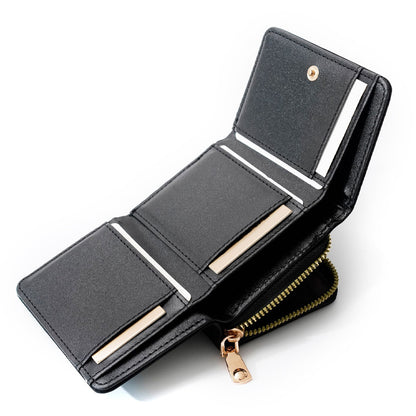 womens simple fashion personality frosted wallet