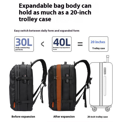 Vacuum Compression Bag Large Capacity Men's Business Backpack