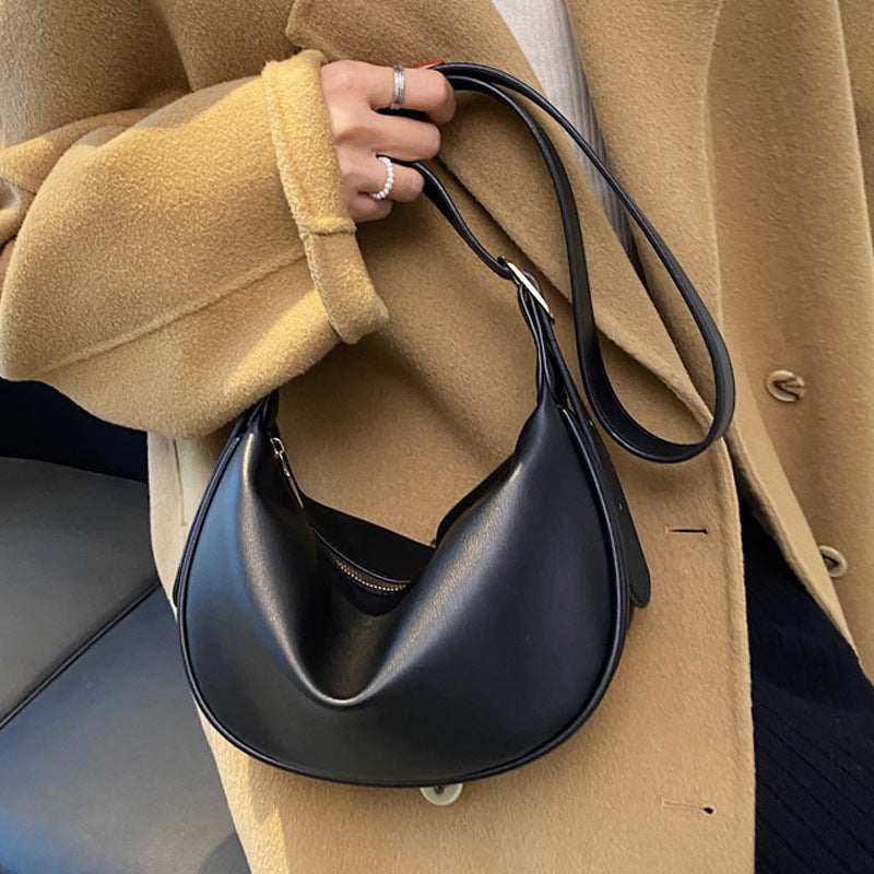 Versatile One-shoulder Crossbody Dumpling Bag