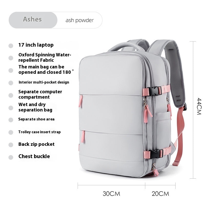 mens and womens same large capacity travel computer backpack