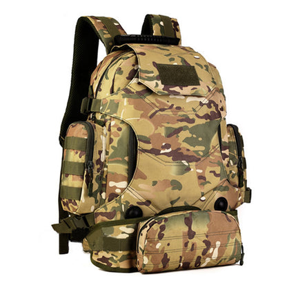 40 liters of outdoor three combination knapsack multifunction tactics double shoulder bag army camouflage mountaineering bag riding waist bag