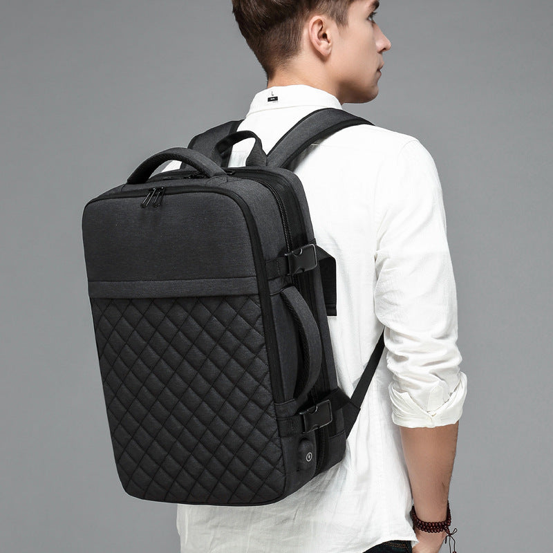 oxford cloth travel bag mens business backpack