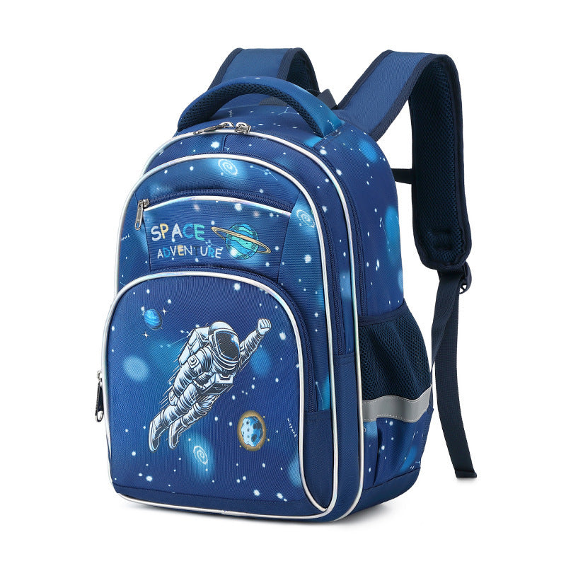 primary school boys large capacity childrens backpack space schoolbag