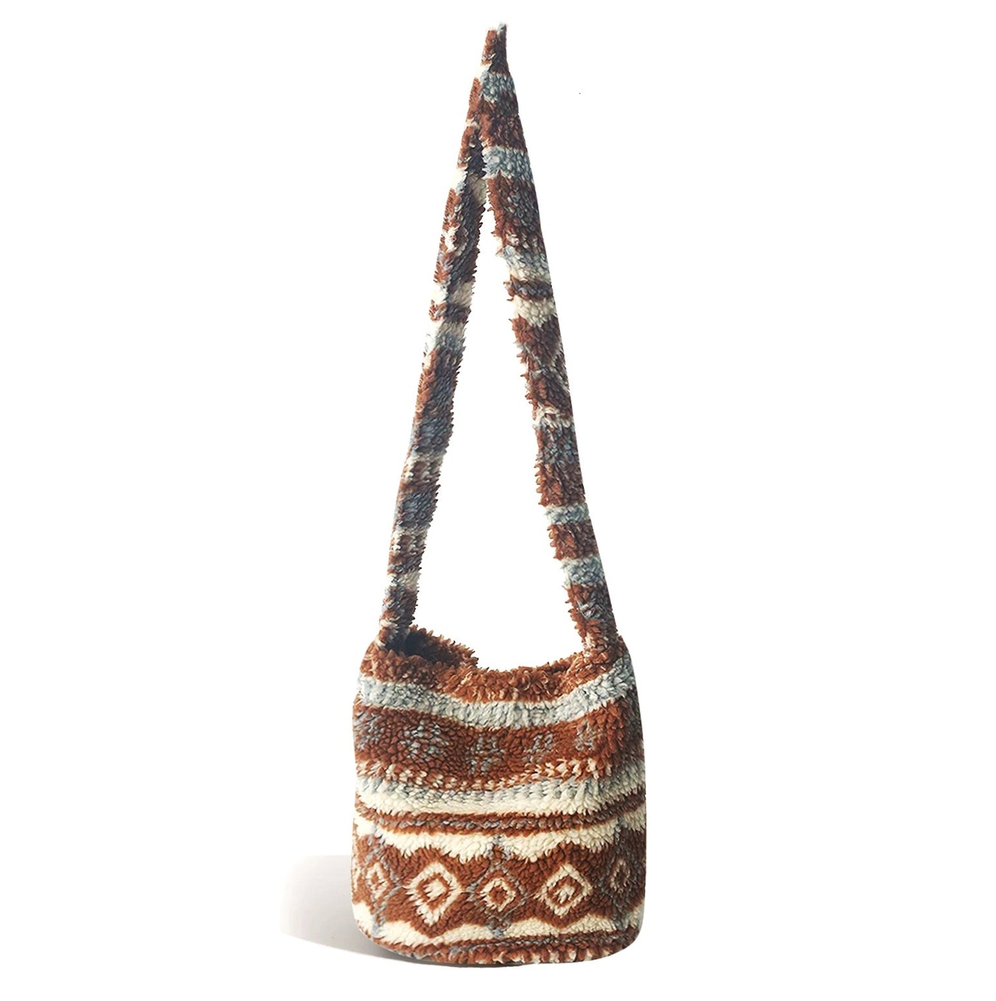 autumn and winter new leopard print letters printed bucket bag large capacity