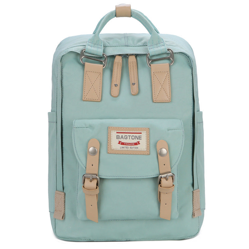 womens korean style canvas schoolbag