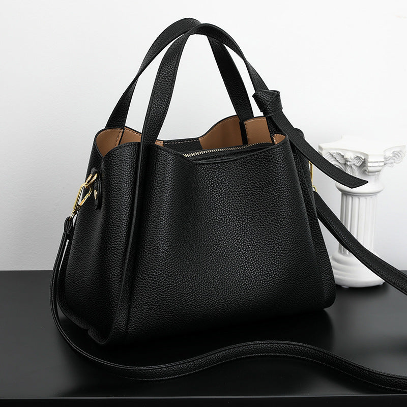 soft leather womens fashion personality shoulder bag