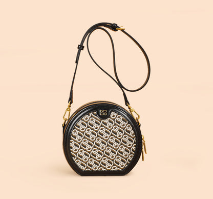 presbyopic korean style round girls high sense niche phone crossbody bag