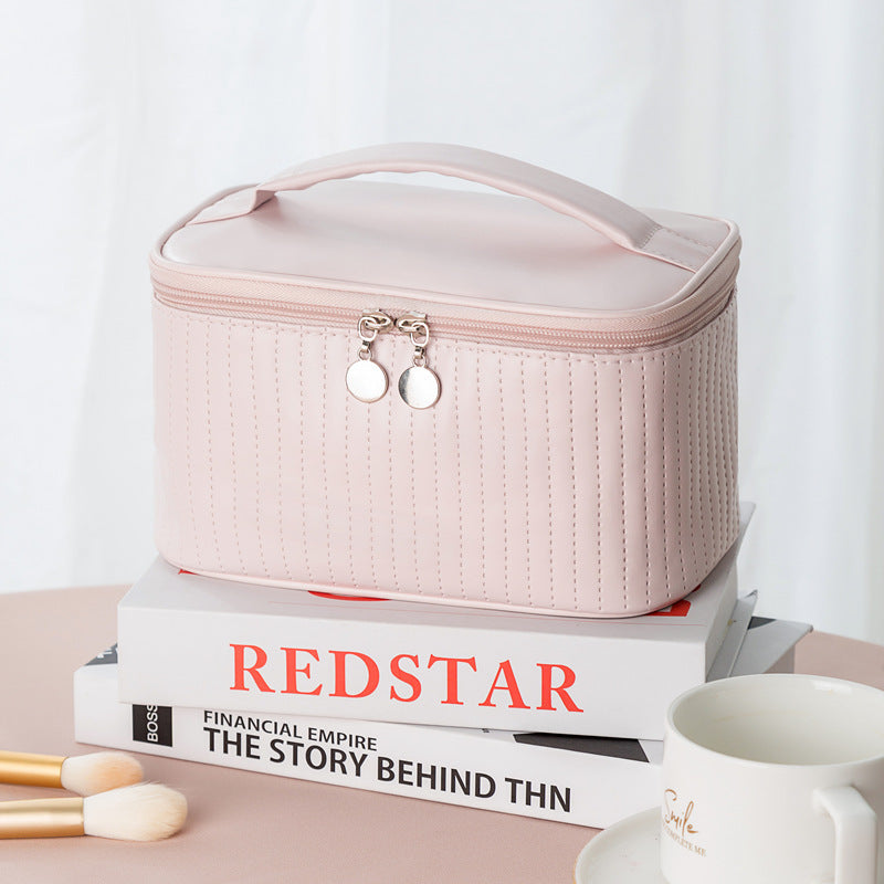 womens portable travel desktop storage cosmetic bag