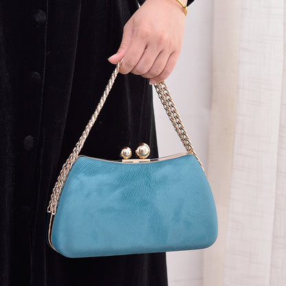 European And American-style Minimalist Clutch Bag Retro Cheongsam-inspired Wallet