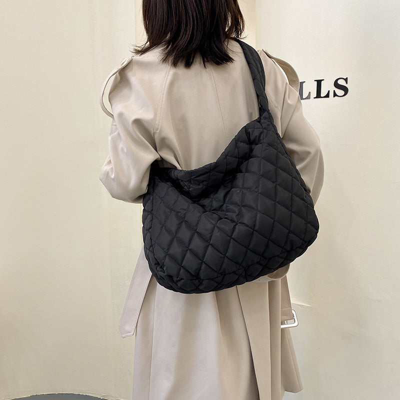 warm totes shoulder bags for women fashion winter shopping bag