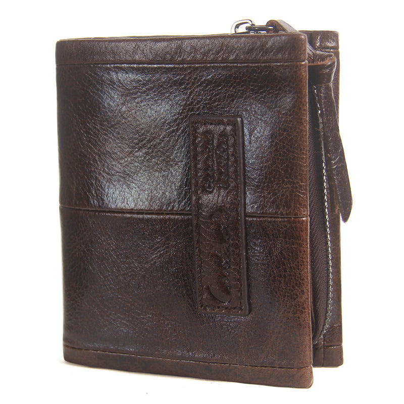 vintage leather mens wallet