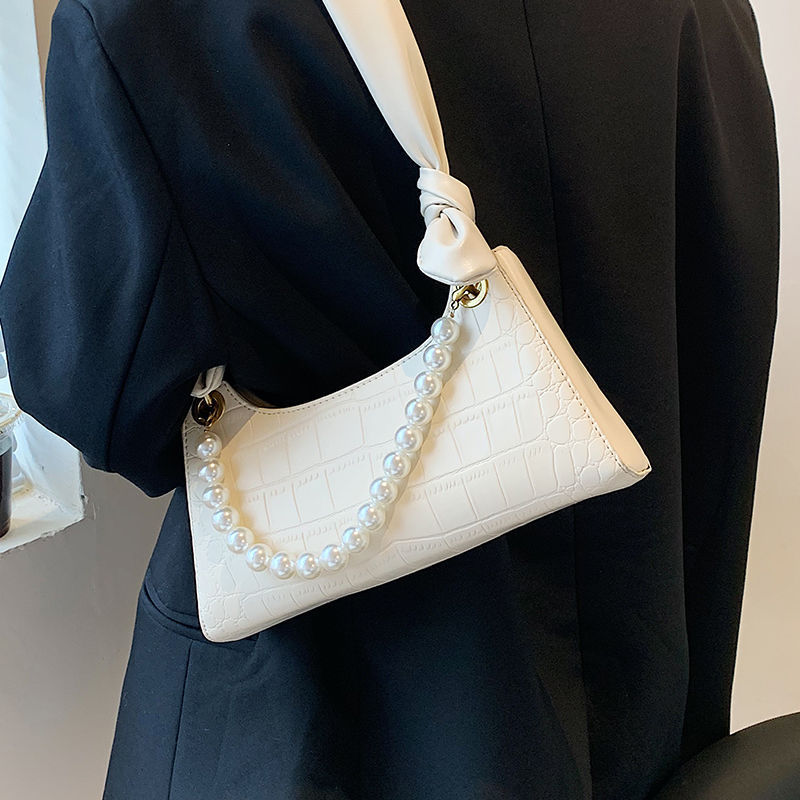 new trendy french pearl handbag