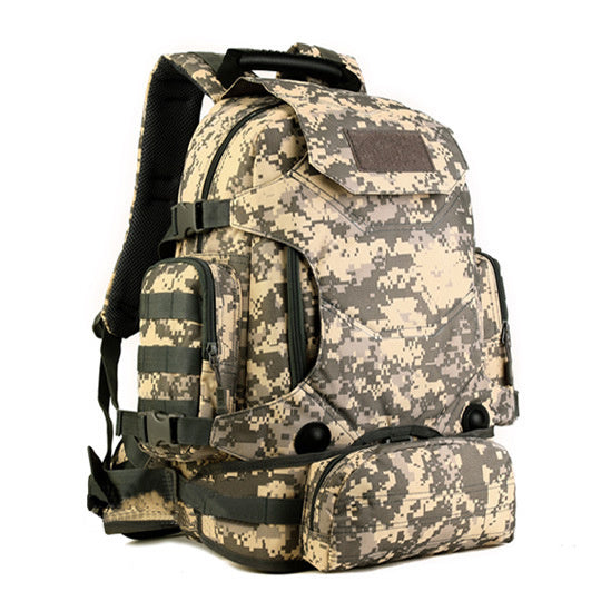 40 liters of outdoor three combination knapsack multifunction tactics double shoulder bag army camouflage mountaineering bag riding waist bag