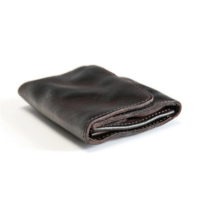 mens retro top layer cowhide short wallet