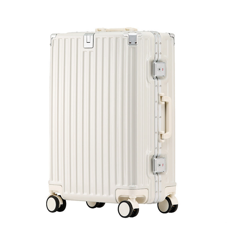 aluminum frame luggage solid extra thick and durable trolley case