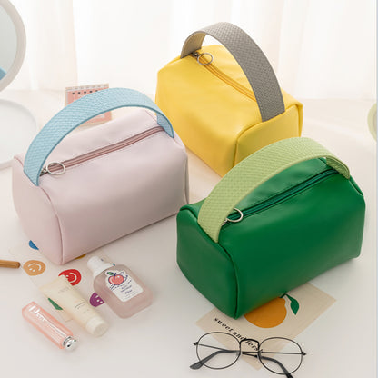 portable cosmetic bag large capacity candy color travel portable