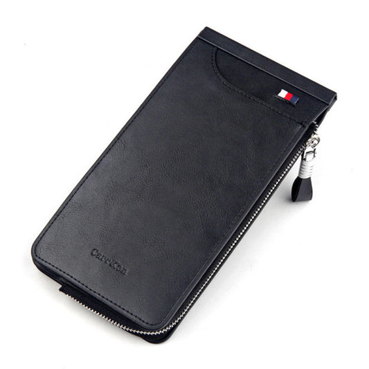 mens large capacity multi card slot bank card holder