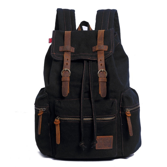 mens backpack vintage canvas backpack