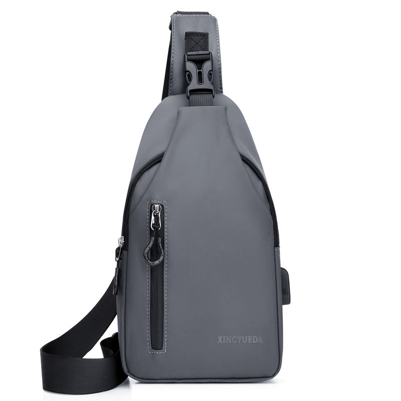 mens chest bag casual backpack sports function oblique shoulder fashion tactical single crossbody