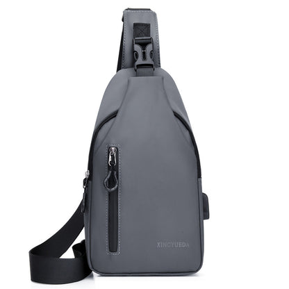 mens chest bag casual backpack sports function oblique shoulder fashion tactical single crossbody