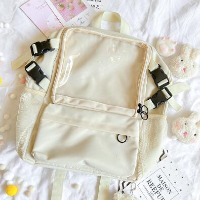 japanese school backpack female student canvas bag