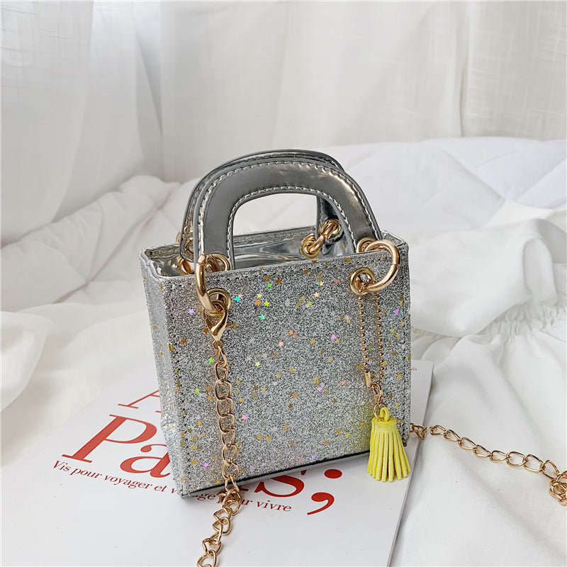 childrens sequined shoulder bag