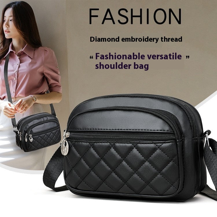 fashion womens autumn and winter new fashion crossbody small square bag