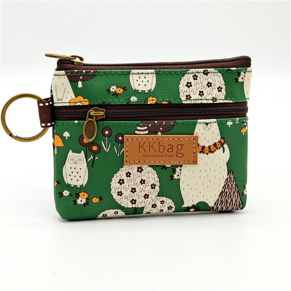 printed film cartoon change purse