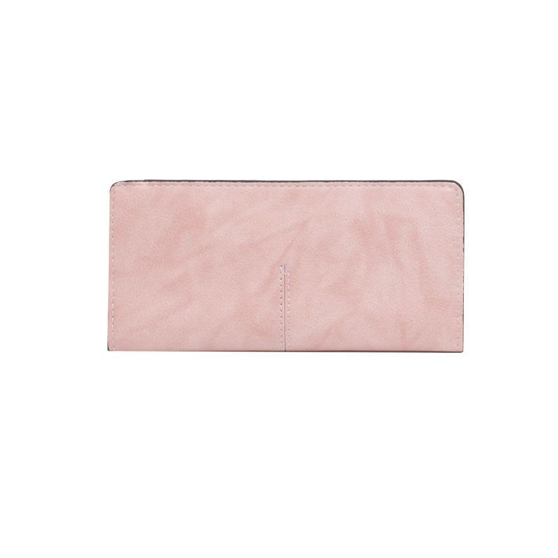 womens soft leather buckle wallet