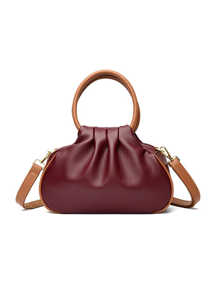 Large-capacity Pleated Crossbody Shoulder Bag For Women